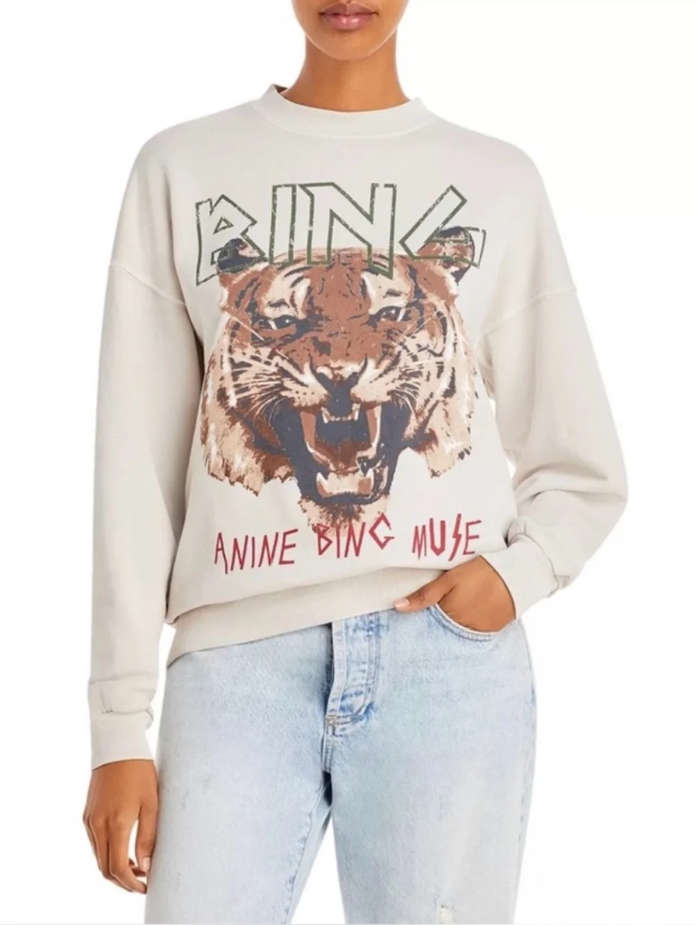 Anine Bing Tiger Sweatshirt - Picture 1 of 6